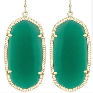 Kendra Scott Danielle Earrings in Emerald Green